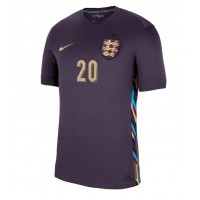 Camiseta Inglaterra Jarrod Bowen #20 Segunda Equipación Replica Eurocopa 2024 mangas cortas